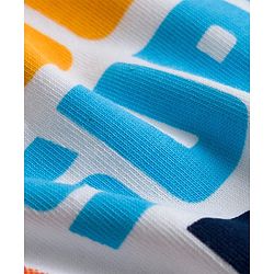 Pine Kids Cotton Knit Sleeveless Tank T-Shirt With Good Surf Day Print - White