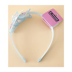 Pine Kids Free Size Hair Band With Butterfly Applique - Light Blue