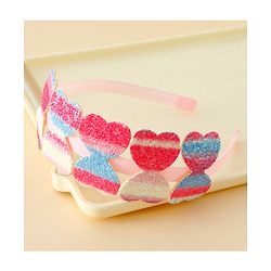 Pine Kids Free Size Hair Band With Butterfly Applique - Multicolour