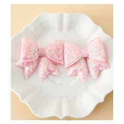 Pine Kids Free Size Bow & Butterfly Clips Pack of 2 - Pink.