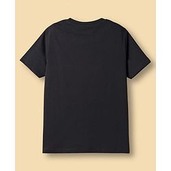 Pine Kids Disney Single Jersey Knit Half Sleeves T-Shirts With Mickey Mouse Graphics Pack of 2 - Black & White