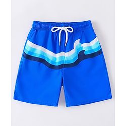 Pine Active Striped Swimming Trunk - Blue