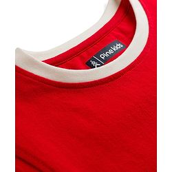 Pine Kids 100% Cotton Knit Half Sleeves Beach Theme Printed T-Shirt - Red