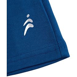 Pine Active Knit Drop Shoulder Half Sleeves T-Shirt with Numbers Print - Blue