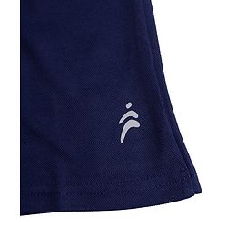 Pine Active Knit Drop Shoulder Half Sleeves T-Shirt with Sports Print - Navy Blue