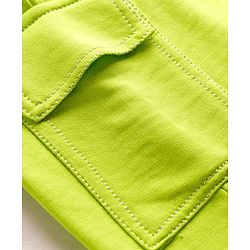Pine Kids Knit Full Length Solid Lounge Pant - Lime Green
