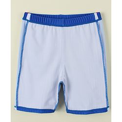 Pine Active Solid Swimming Trunk With Cap - Blue