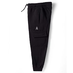 Pine Kids Knit Full Length Solid Colour Lounge Pant - Black