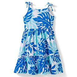 Pine Kids Cotton Knit Frock Sleeveless Floral Print Multi Colors 4-5 Years