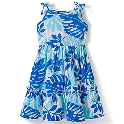 Pine Kids Cotton Knit Frock Sleeveless Floral Print Multi Colors 4-5 Years