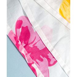 Pine Kids 100% Cotton Woven Sleeveless Floral Printed Frock - Multicolour