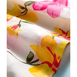 Pine Kids 100% Cotton Woven Sleeveless Floral Printed Frock - Multicolour