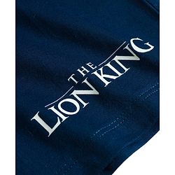 Pine Kids Disney Single Jersey Knit Half Sleeves T-Shirt & Shorts Night Suit with Simba & Friends Graphic - Navy Blue