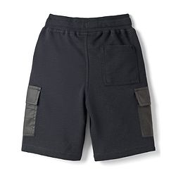 Pine Kids Looper Knit Solid Shorts - Black