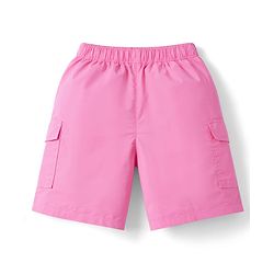 Pine Kids Denim Woven Solid Shorts - Pink