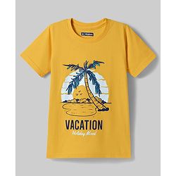 Pine Kids Cotton Knit T-Shirts Graphic Print Round Neck Half Sleeves Multi Colors 4-5 Years