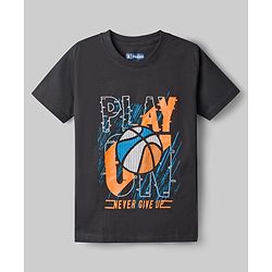 Pine Kids Cotton Knit T-Shirts Graphic Print Multi Colors Pack Of 5 4-5 Years