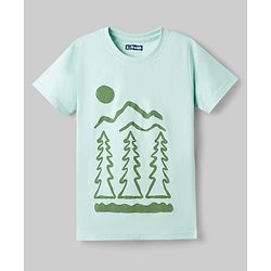 Pine Kids Cotton Knit T-Shirts Graphic Print Multi Colors Pack Of 5 4-5 Years