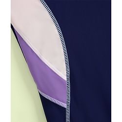 Pine Active Sleeveless Cut N Sew  Legged Swimsuit - Navy Blue