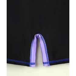 Pine Active Full Raglan Sleeves Two Piece Swimsuit - Black