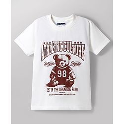 Pine Kids Cotton Knit T-Shirts Half Sleeves Graphic Print Multi Colors 5-6 Years