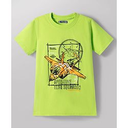 Pine Kids Cotton Knit T-Shirts Half Sleeves Graphic Print Multi Colors 5-6 Years