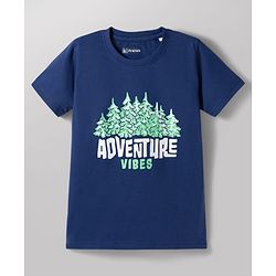 Pine Kids Cotton Knit T-Shirts Half Sleeves Graphic Print Multi Colors 5-6 Years