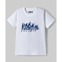 Pine Kids Cotton Knit T-Shirts Half Sleeves Round Neck Graphic Multi Colors 5-6 Years Pack of 5