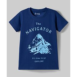 Pine Kids Cotton Knit T-Shirts Half Sleeves Round Neck Graphic Multi Colors 5-6 Years Pack of 5