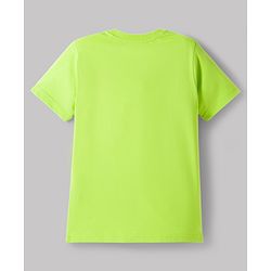 Pine Kids Cotton Knit Half Sleeves T-Shirts With Text & Beach Print Pack of 3 - Multicolor