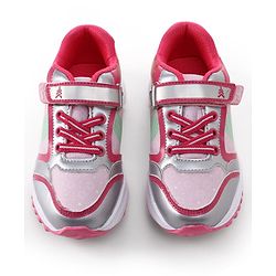Pine Kids Disney Velcro Closure Sneakers with Ariel Graphic - Pink