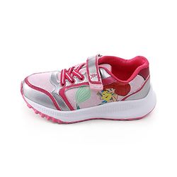 Pine Kids Disney Velcro Closure Sneakers with Ariel Graphic - Pink