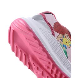 Pine Kids Disney Velcro Closure Sneakers with Ariel Graphic - Pink