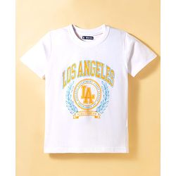Pine Kids Cotton Knit Half Sleeves T-Shirts with Text Print Pack of 3 - Multicolor