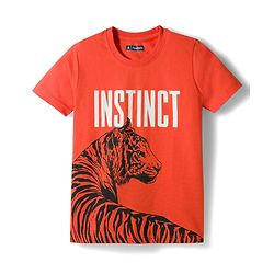 Pine Kids Cotton Knit Half Sleeves T-Shirts with Text Print Pack of 3 - Multicolor