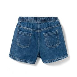 Pine Kids Woven Above Knee Length Denim Shorts -Light Blue