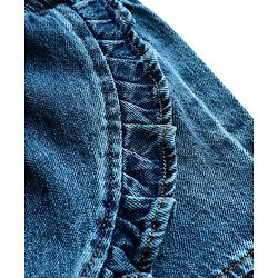 Pine Kids Woven Solid Denim Skort - Blue