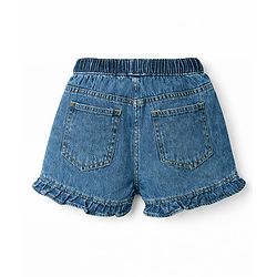 Pine Kids Woven Solid Denim Skort - Blue