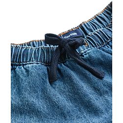 Pine Kids Woven Solid Denim Skort - Blue