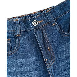 Pine Kids Denim Woven Solid Full Length Jeans - Blue