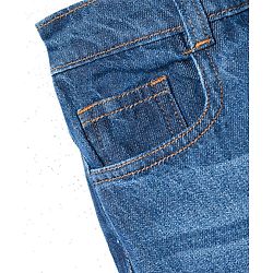 Pine Kids Denim Woven Solid Full Length Jeans - Blue