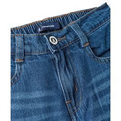 Pine Kids Denim Woven Solid Full Length Jeans - Blue