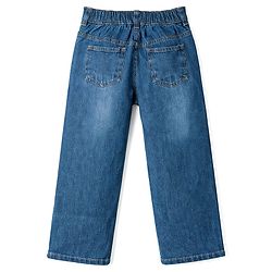 Pine Kids Denim Woven Solid Full Length Jeans - Blue