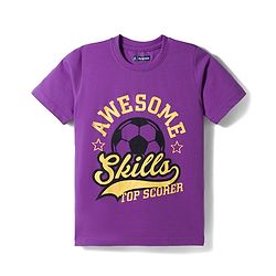 Pine Kids Cotton Knit Half Sleeves Printed T-Shirts Pack of 5 - Multicolor