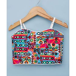 Pine Kids Viscose Woven Full Sleeves Indo Western Set with Embroidery - White