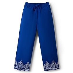 Pine Kids 100% Cotton Woven Full Sleeves Floral Embroidered Indo Western Set - Blue