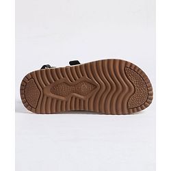 Pine Kids Velcro Closure Solid Sandals - Brown