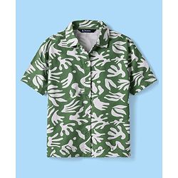 Pine Kids Cotton Knit Half Sleeves Printed Shirt & Sleeveless T-Shirt - Multicolor