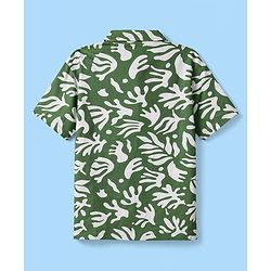 Pine Kids Cotton Knit Half Sleeves Printed Shirt & Sleeveless T-Shirt - Multicolor