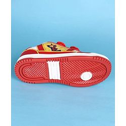 Pine Kids Marvel Velcro Closure Casual Shoes With Spider-Man Graphics - Red